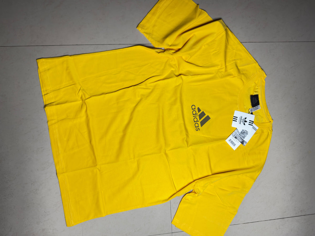 Yellow Adidas T‑Shirt
