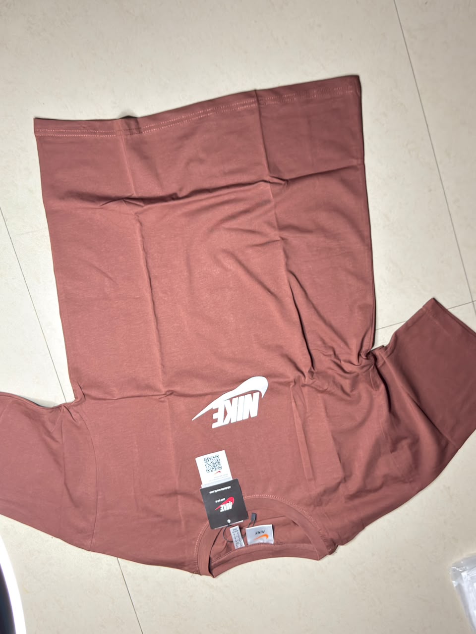 Brown Cotton T‑Shirt