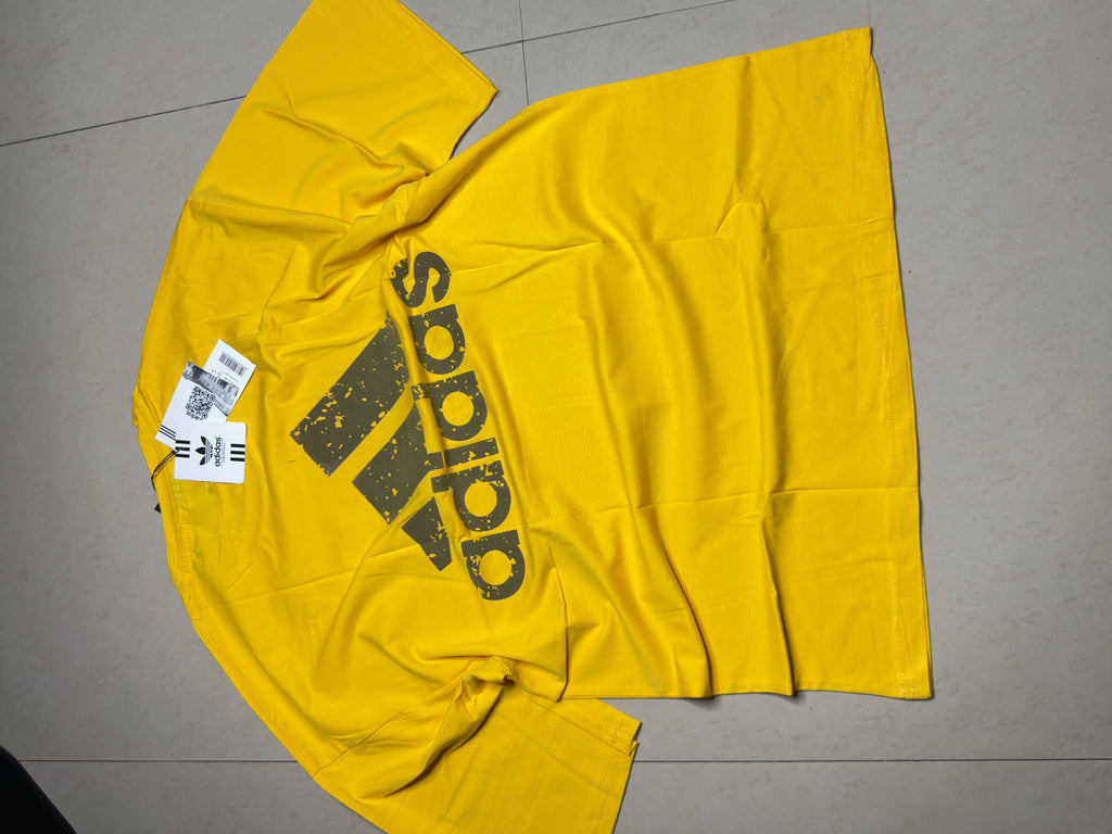 Yellow Adidas T‑Shirt