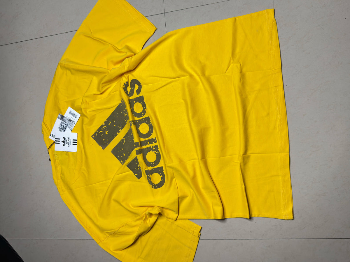 Yellow Adidas T‑Shirt