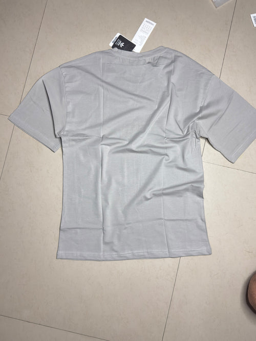 Adidas Gray Cotton T‑Shirt