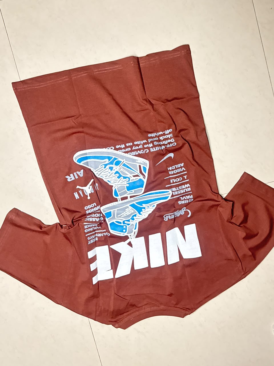 Brown Cotton T‑Shirt